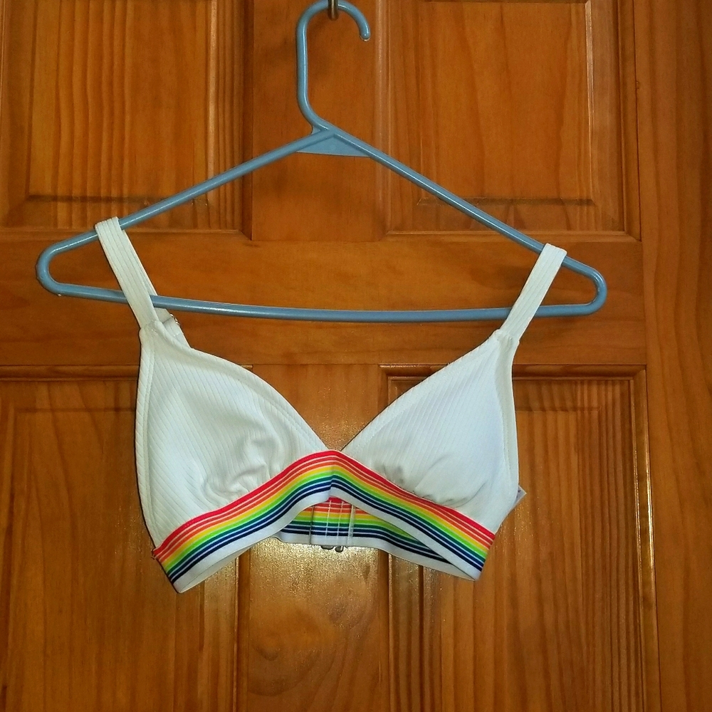 White bikini top